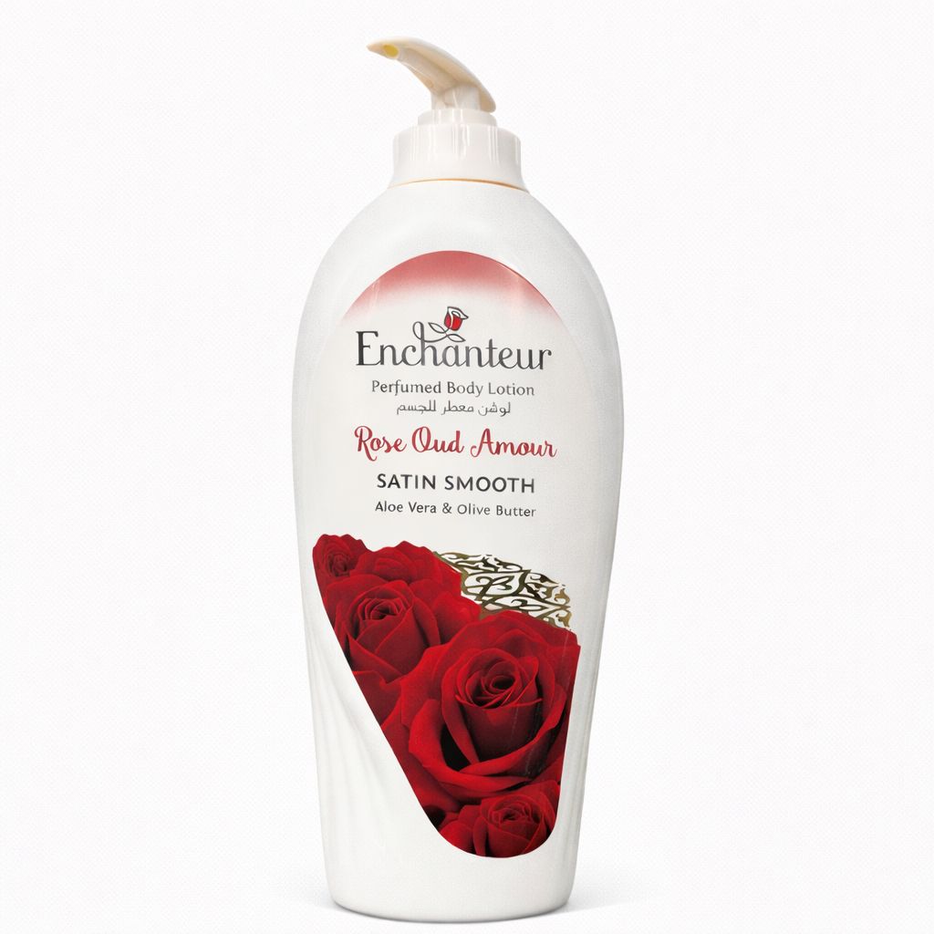 انشانتر لوشن معطر للجسم روز عود آمور (Enchanteur Perfumed Body Lotion Rose Oud Amour)